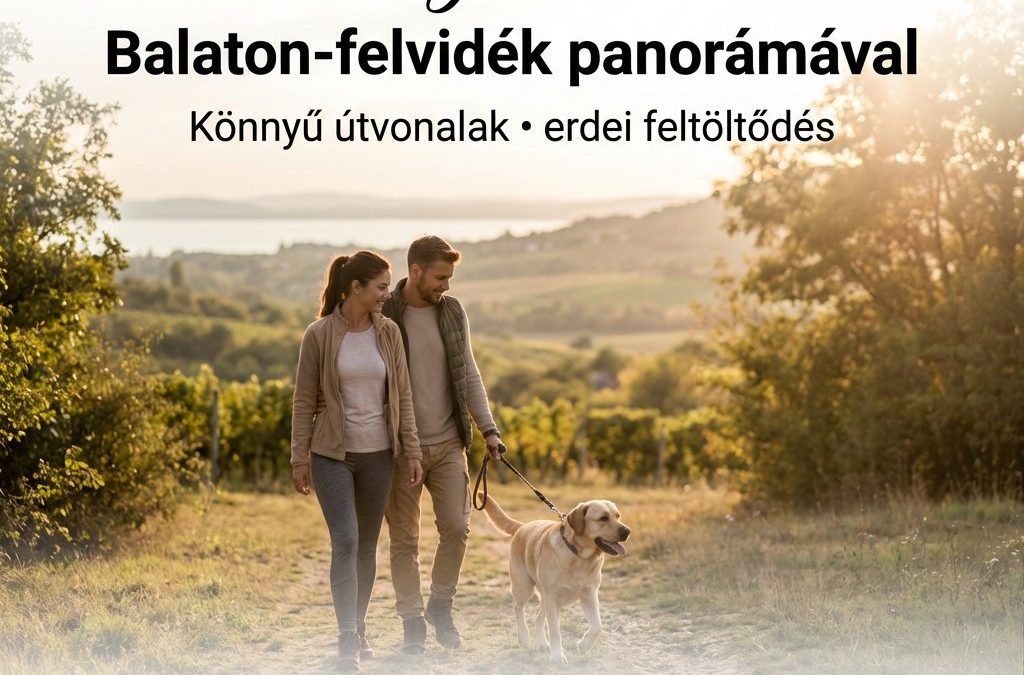 Balaton-felvidéki kirándulások kutyával Rezi körül – erdő, kilátók, csendes útvonalak