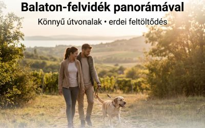 Balaton-felvidéki kirándulások kutyával Rezi körül – erdő, kilátók, csendes útvonalak